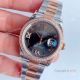 EW Factory Swiss Replica Rolex Datejust 36 Two Tone Rose Gold Grey Dial Diamond Watch (2)_th.jpg